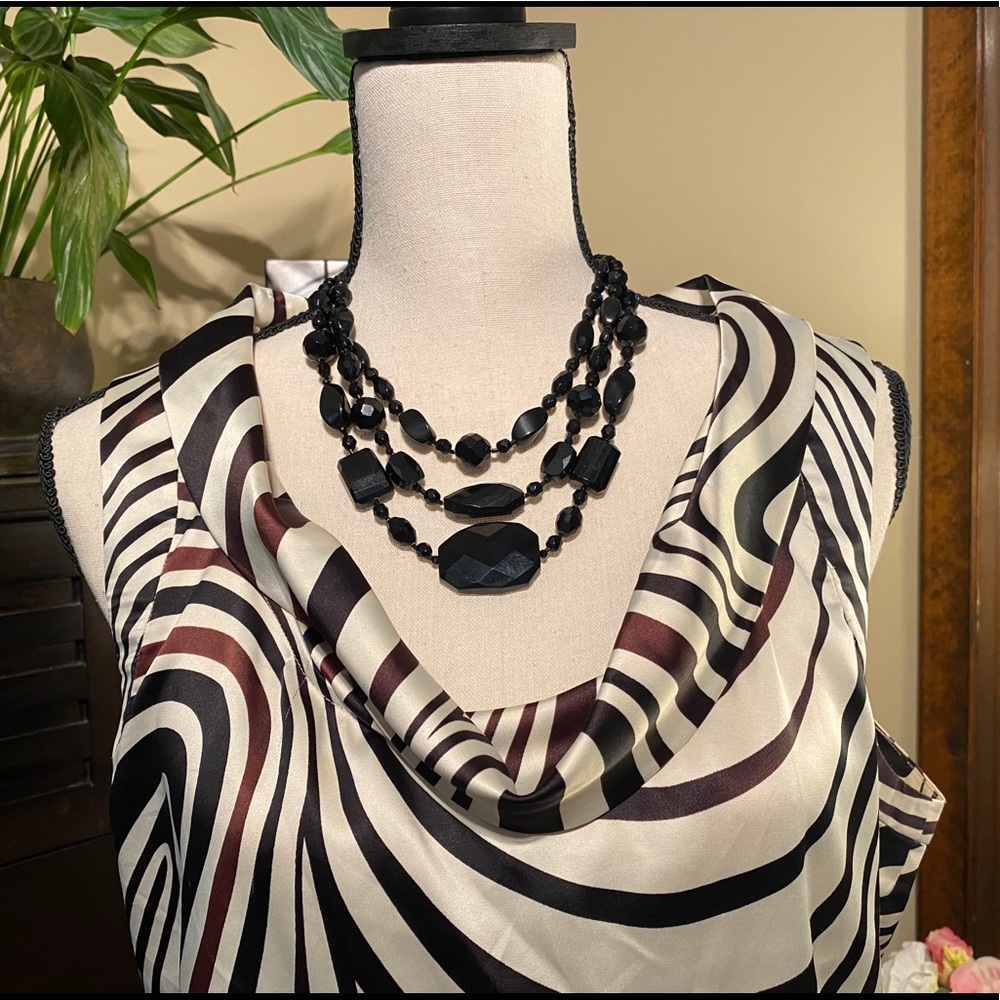 The Limited Drape/Cowl Neck Sleeveless Top